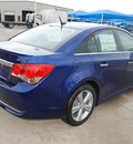 chevrolet cruze 2012 blue sedan lt gasoline 4 cylinders front wheel drive 6 speed automatic 76206