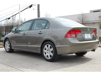honda civic 2008 gray sedan lx gasoline 4 cylinders front wheel drive automatic 77002