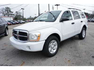 dodge durango 2004 white suv slt gasoline 8 cylinders rear wheel drive automatic 77301