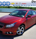 chevrolet cruze 2012 red sedan lt gasoline 4 cylinders front wheel drive 6 speed automatic 76206