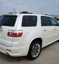 gmc acadia 2012 white suv denali gasoline 6 cylinders front wheel drive 6 speed automatic 76206