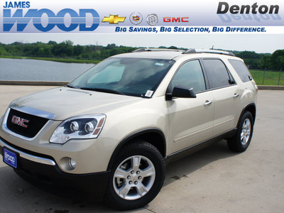 gmc acadia 2012 gold suv sle gasoline 6 cylinders front wheel drive 6 speed automatic 76206