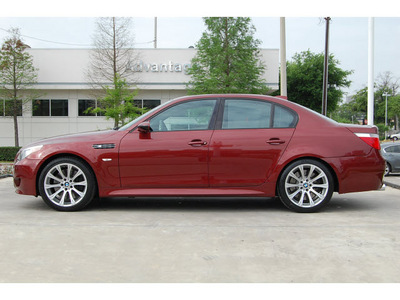 bmw m5 2006 dk  red sedan gasoline 10 cylinders rear wheel drive automatic 77002