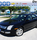 ford fusion 2009 black sedan sel gasoline 4 cylinders front wheel drive 5 speed automatic 76206