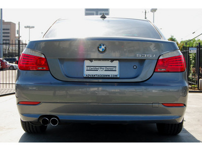 bmw 5 series 2008 dk  gray sedan 535i gasoline 6 cylinders rear wheel drive automatic 77002