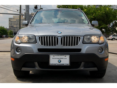 bmw x3 2007 silver suv 3 0si gasoline 6 cylinders all whee drive automatic 77002