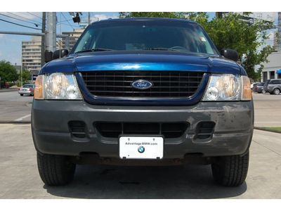ford explorer 2005 dk  blue suv xls flex fuel 6 cylinders 4 wheel drive automatic with overdrive 77002