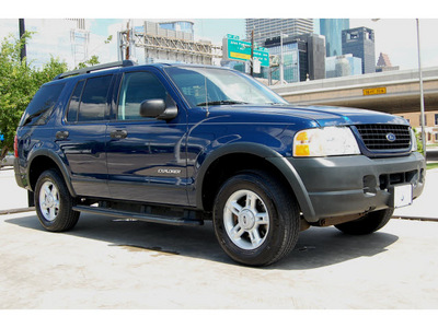 ford explorer 2005 dk  blue suv xls flex fuel 6 cylinders 4 wheel drive automatic with overdrive 77002