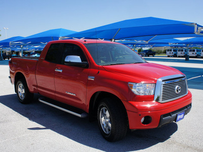 toyota tundra 2010 dk  red limited gasoline 8 cylinders 2 wheel drive 6 speed automatic 76206