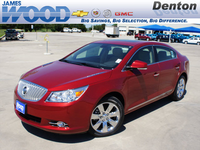 buick lacrosse 2012 red sedan premium 2 gasoline 6 cylinders front wheel drive 6 speed automatic 76206