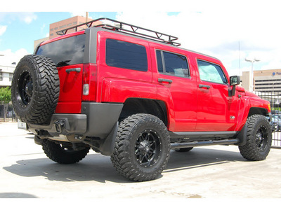 hummer h3 2008 red suv gasoline 5 cylinders 4 wheel drive automatic 77002