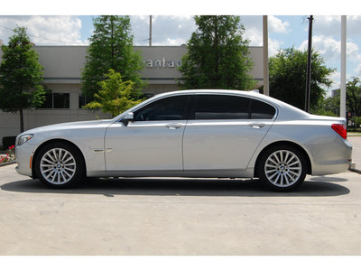 bmw 7 series 2009 gray sedan 750li gasoline v8 rear wheel drive automatic 77002