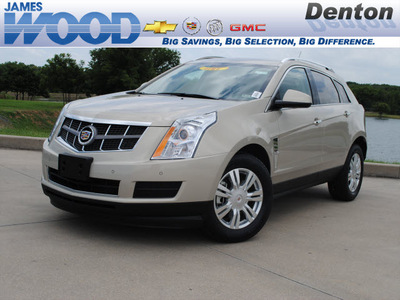 cadillac srx 2012 gold suv luxury collection flex fuel 6 cylinders front wheel drive 6 speed automatic 76206