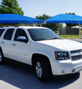 chevrolet tahoe 2010 white suv ltz flex fuel 8 cylinders 2 wheel drive 6 speed automatic 76206