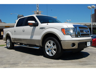 ford f 150 2010 white lariat flex fuel 8 cylinders 2 wheel drive automatic 77002