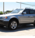 bmw x3 2005 silver suv 3 0i gasoline 6 cylinders all whee drive automatic 77002