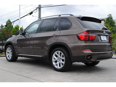 bmw x5 2011 lt  brown xdrive35i gasoline 6 cylinders all whee drive automatic 77002