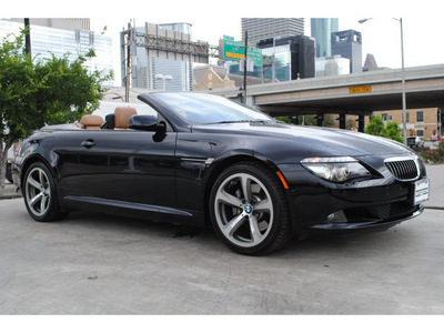 bmw 6 series 2009 blue 650i gasoline 8 cylinders rear wheel drive automatic 77002