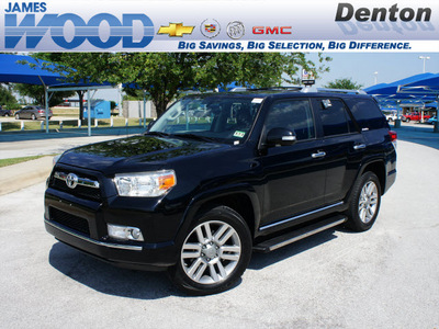 toyota 4runner 2010 black suv limited gasoline 6 cylinders 2 wheel drive 5 speed automatic 76206
