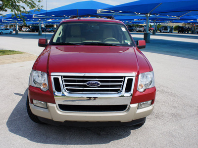 ford explorer 2010 red suv eddie bauer gasoline 6 cylinders 2 wheel drive 5 speed automatic 76206