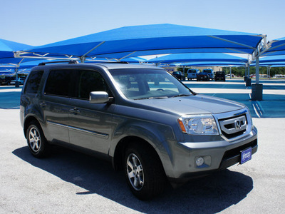 honda pilot 2009 gray suv touring w navi gasoline 6 cylinders front wheel drive 5 speed automatic 76206