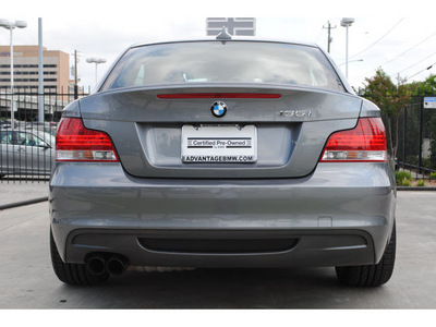bmw 1 series 2009 dk  gray coupe 135i gasoline 6 cylinders rear wheel drive automatic 77002