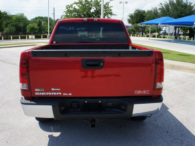 gmc sierra 1500 2010 red sle flex fuel 8 cylinders 4 wheel drive 6 speed automatic 76206