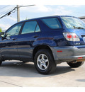 lexus rx 300 2002 dk  blue suv gasoline 6 cylinders front wheel drive automatic with overdrive 77002