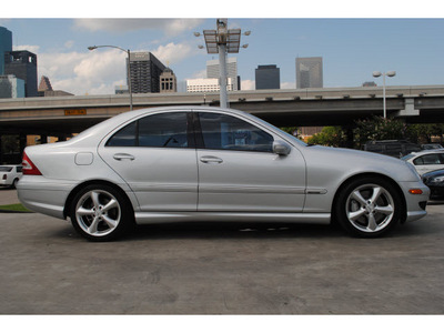 mercedes benz c class 2006 gray sedan c230 sport gasoline 6 cylinders rear wheel drive automatic 77002