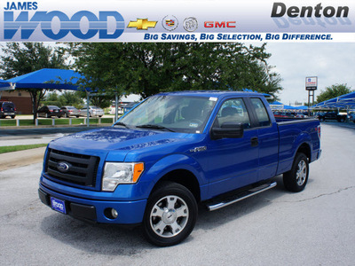 ford f 150 2010 blue pickup truck stx gasoline 8 cylinders 2 wheel drive 4 speed automatic 76206