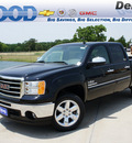 gmc sierra 1500 2012 black sle flex fuel 8 cylinders 2 wheel drive 6 speed automatic 76206