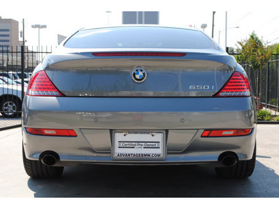 bmw 6 series 2010 dk  gray coupe 650i gasoline 8 cylinders rear wheel drive automatic 77002