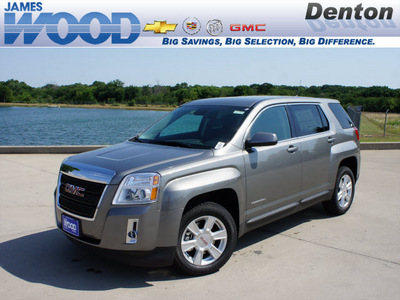 gmc terrain 2012 gray suv sle 1 gasoline 4 cylinders front wheel drive 6 speed automatic 76206