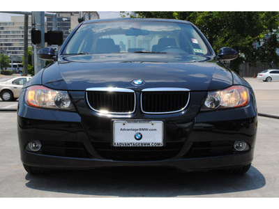 bmw 3 series 2006 black sedan 325i gasoline 6 cylinders rear wheel drive automatic 77002