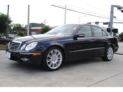 mercedes benz e class 2008 blue sedan e350 gasoline 6 cylinders rear wheel drive automatic 77002