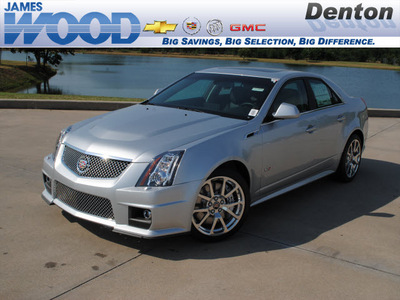 cadillac cts v 2012 silver sedan gasoline 8 cylinders rear wheel drive automatic 76206