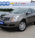cadillac srx 2012 brown luxury collection flex fuel 6 cylinders front wheel drive 6 speed automatic 76206