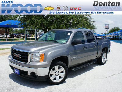 gmc sierra 1500 2008 dk  gray sle gasoline 8 cylinders 2 wheel drive 4 speed automatic 76206