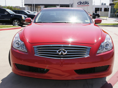 infiniti g37 coupe 2010 red coupe gasoline 6 cylinders rear wheel drive automatic 76018