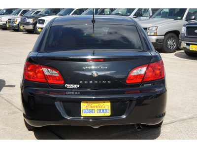 chrysler sebring 2010 black sedan touring gasoline 4 cylinders front wheel drive automatic 77340