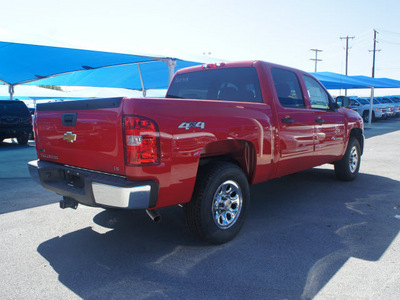 chevrolet silverado 1500 2012 red ls flex fuel 8 cylinders 4 wheel drive 4 speed automatic 76234