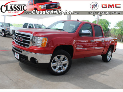 gmc sierra 1500 2012 fire red sle flex fuel 8 cylinders 4 wheel drive not specified 76018