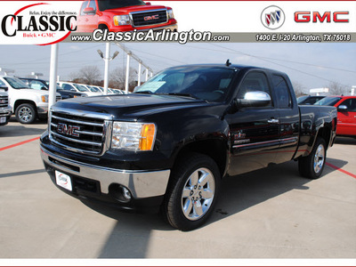 gmc sierra 1500 2012 black onyx sle flex fuel 8 cylinders 4 wheel drive automatic 76018