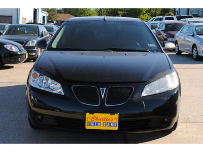 pontiac g6 2008 black sedan gt gasoline 6 cylinders front wheel drive automatic 77340