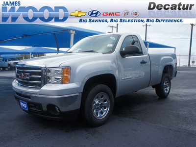 gmc sierra 1500 2012 lt  gray work truck gasoline 6 cylinders 2 wheel drive 4 speed automatic 76234