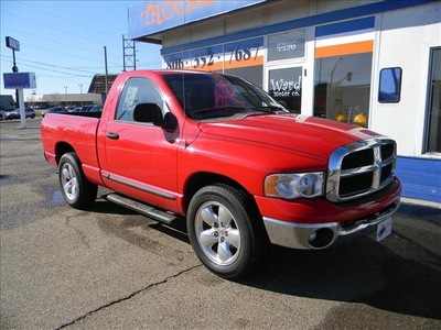 dodge ram pickup 1500 2005 red pickup truck slt gasoline 8 cylinders rear wheel drive automatic with overdrive 79110