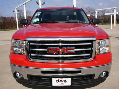 gmc sierra 1500 2012 red work truck gasoline 6 cylinders 2 wheel drive automatic 76018