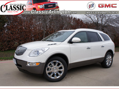 buick enclave 2012 white premium gasoline 6 cylinders front wheel drive automatic 76018