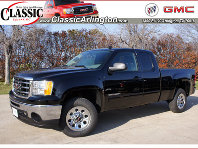 gmc sierra 1500 2012 black pickup truck sl flex fuel 8 cylinders 2 wheel drive automatic 76018