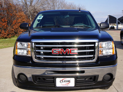 gmc sierra 1500 2012 black pickup truck sl flex fuel 8 cylinders 2 wheel drive automatic 76018